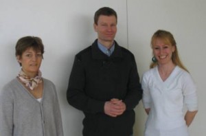 Dr. Buschmann mit den Organisatoren